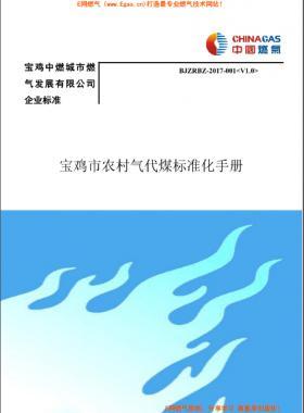 中燃農村氣代煤標準化手冊BJZRBZ-2017-001